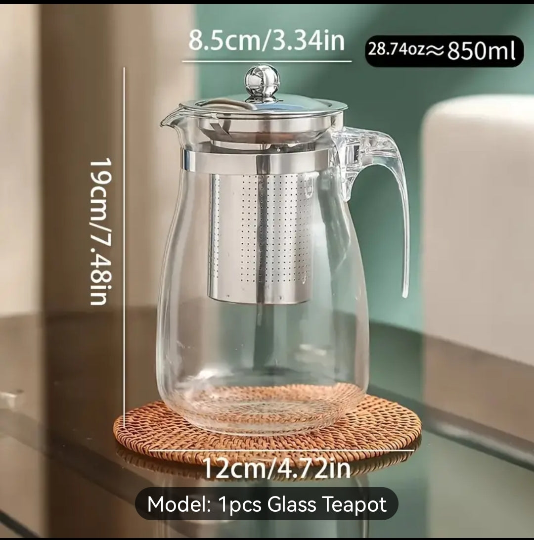 GLASS TEAPOT 850ML - Time to Tea